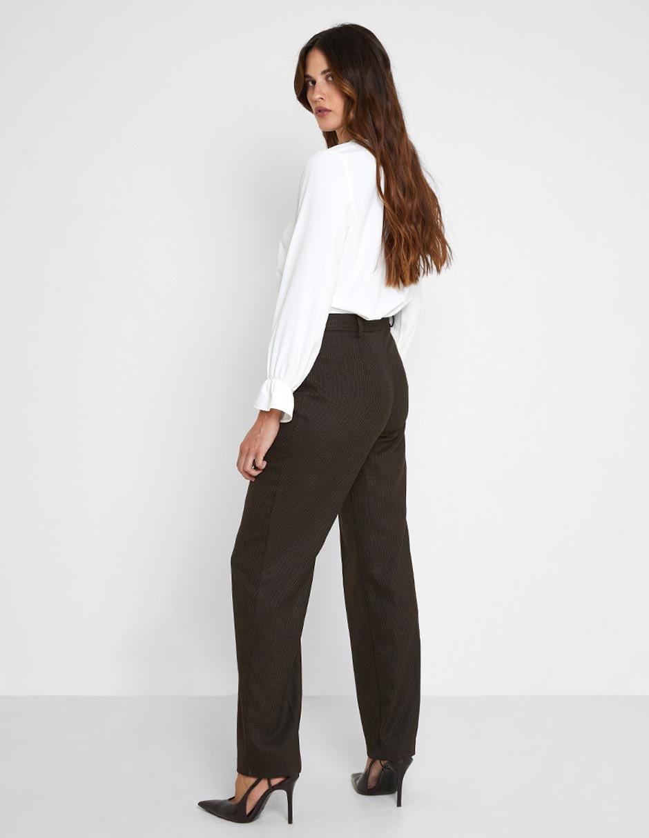 Pantalón de vestir straight para mujer 2