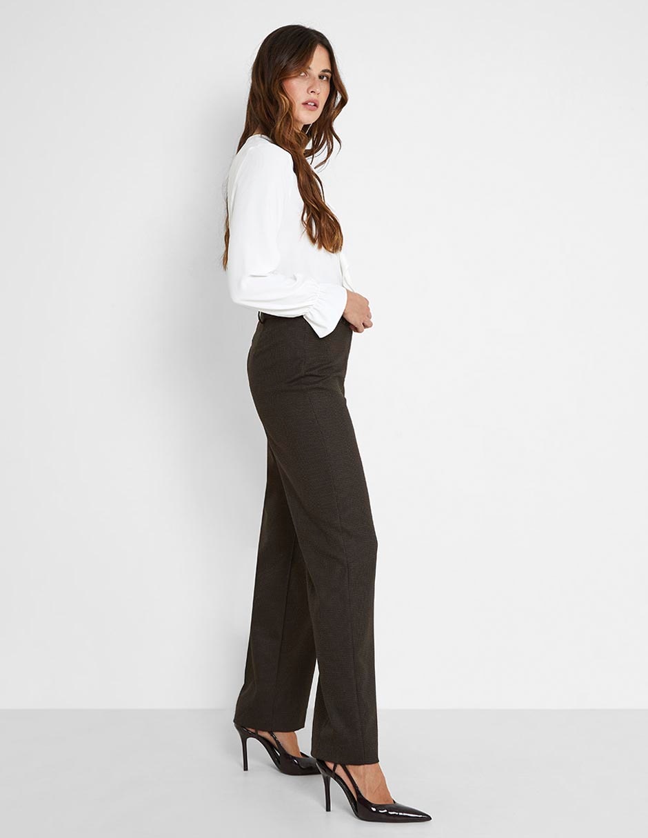 Pantalón de vestir straight para mujer 3
