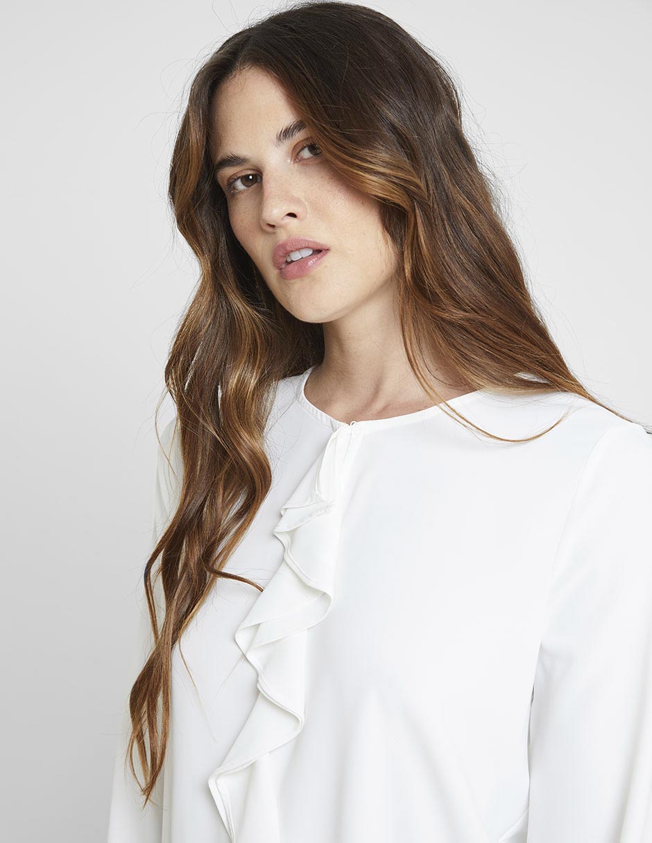 Blusa manga larga para mujer 4