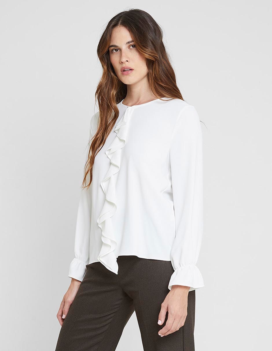 Blusa manga larga para mujer 5