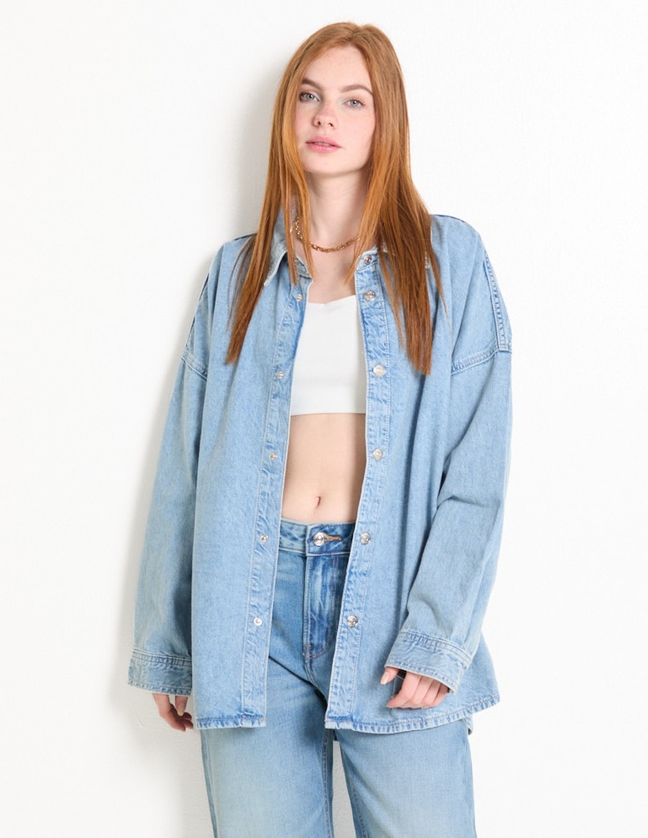 Blusa Calvin Klein Jeans manga larga para mujer Liverpool