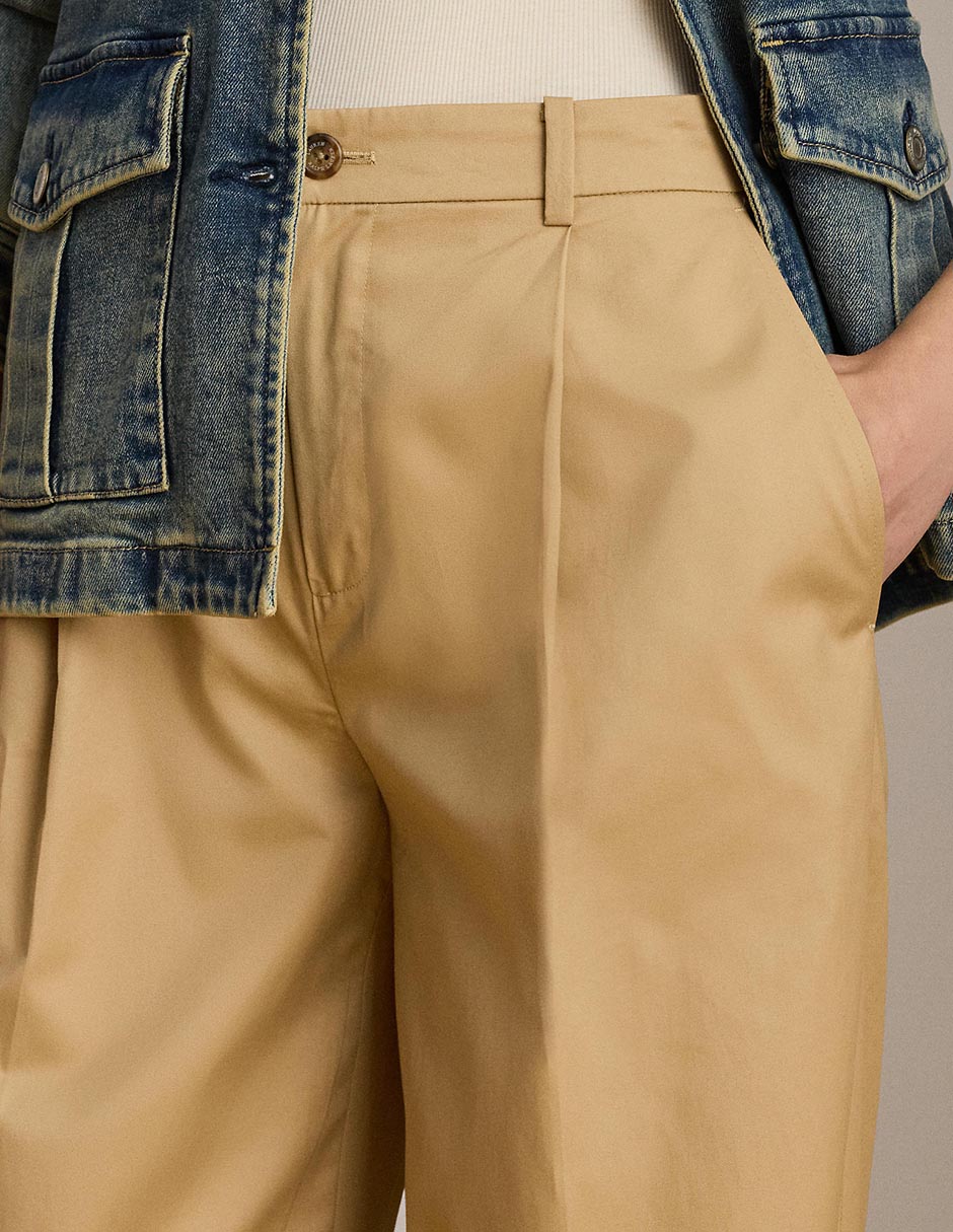Pantalón de vestir amplio para mujer 4