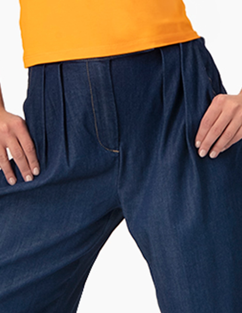 Jeans amplio para mujer 5
