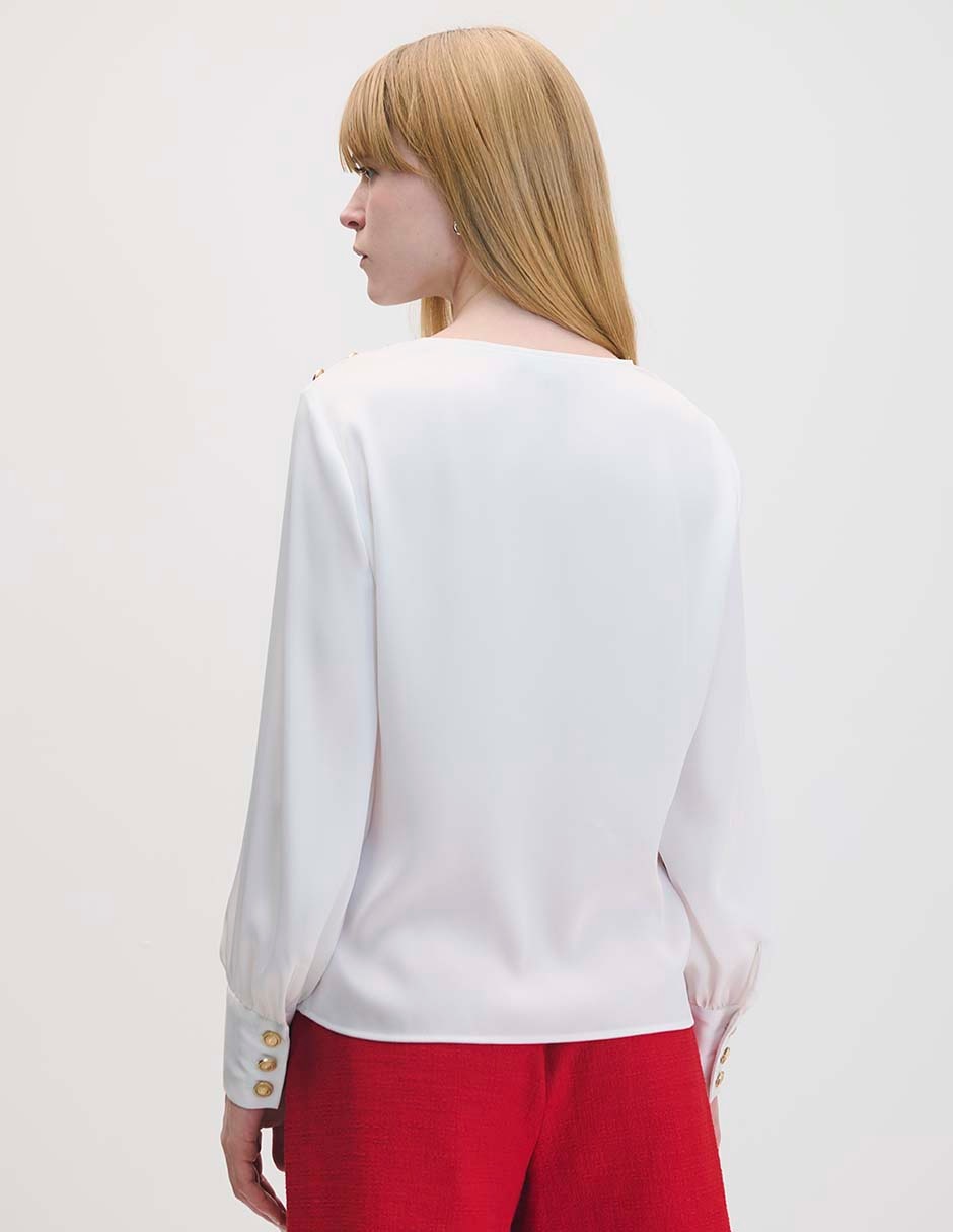 Blusa manga larga para mujer 2