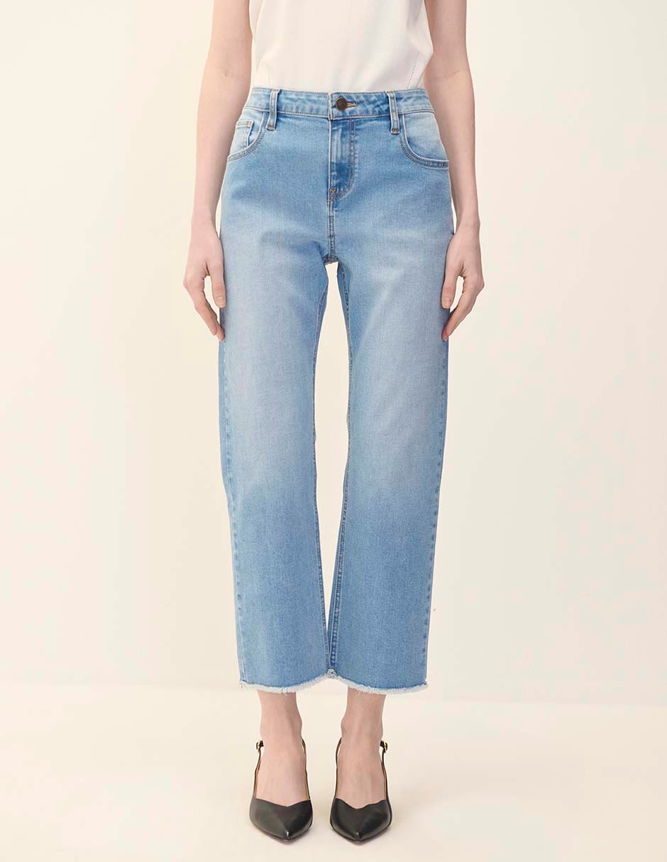 Jeans straight para mujer