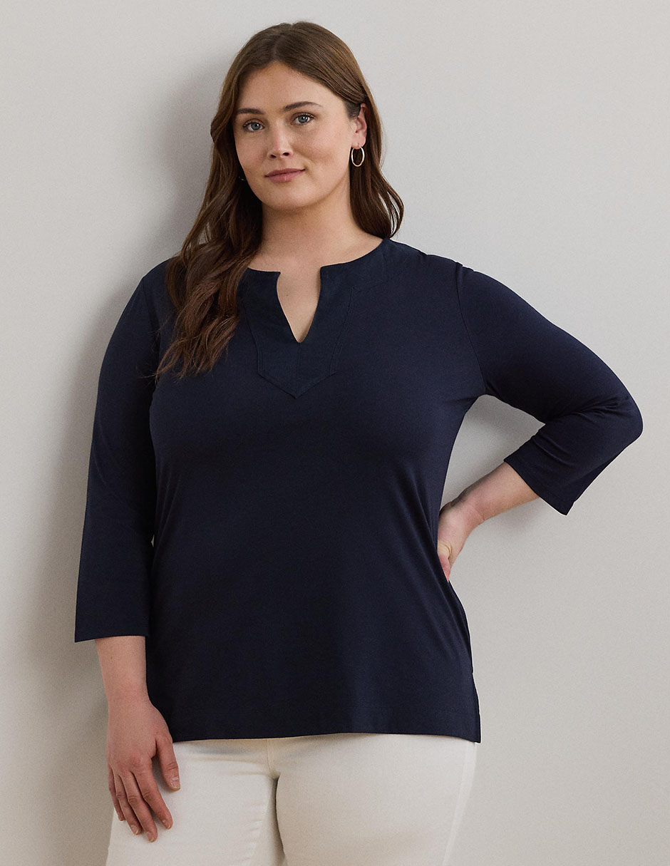 Blusa manga 3/4 para mujer