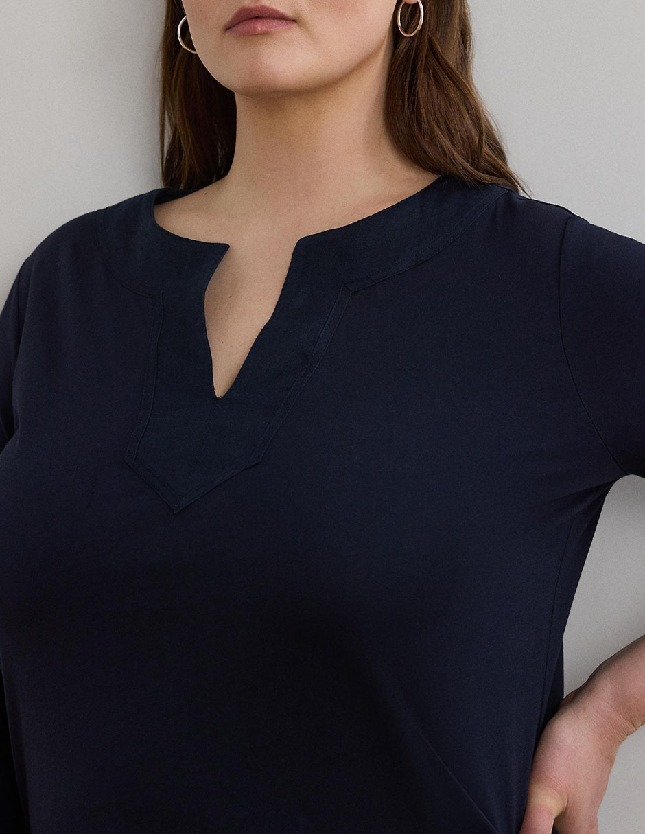 Blusa manga 3/4 para mujer 7