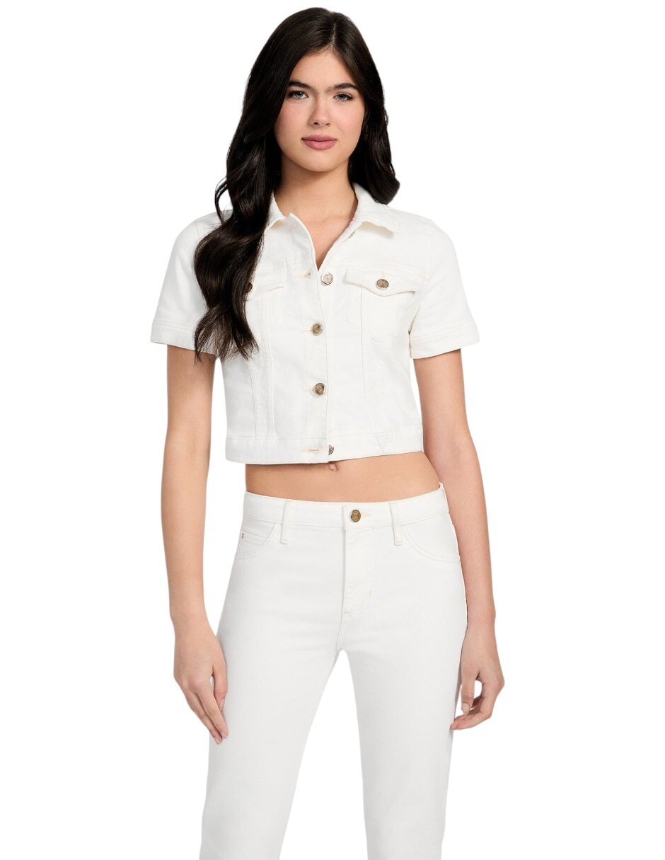 Blusa manga corta para mujer