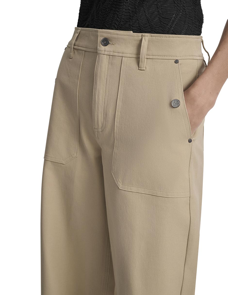 Pantalón capri amplio para mujer 1