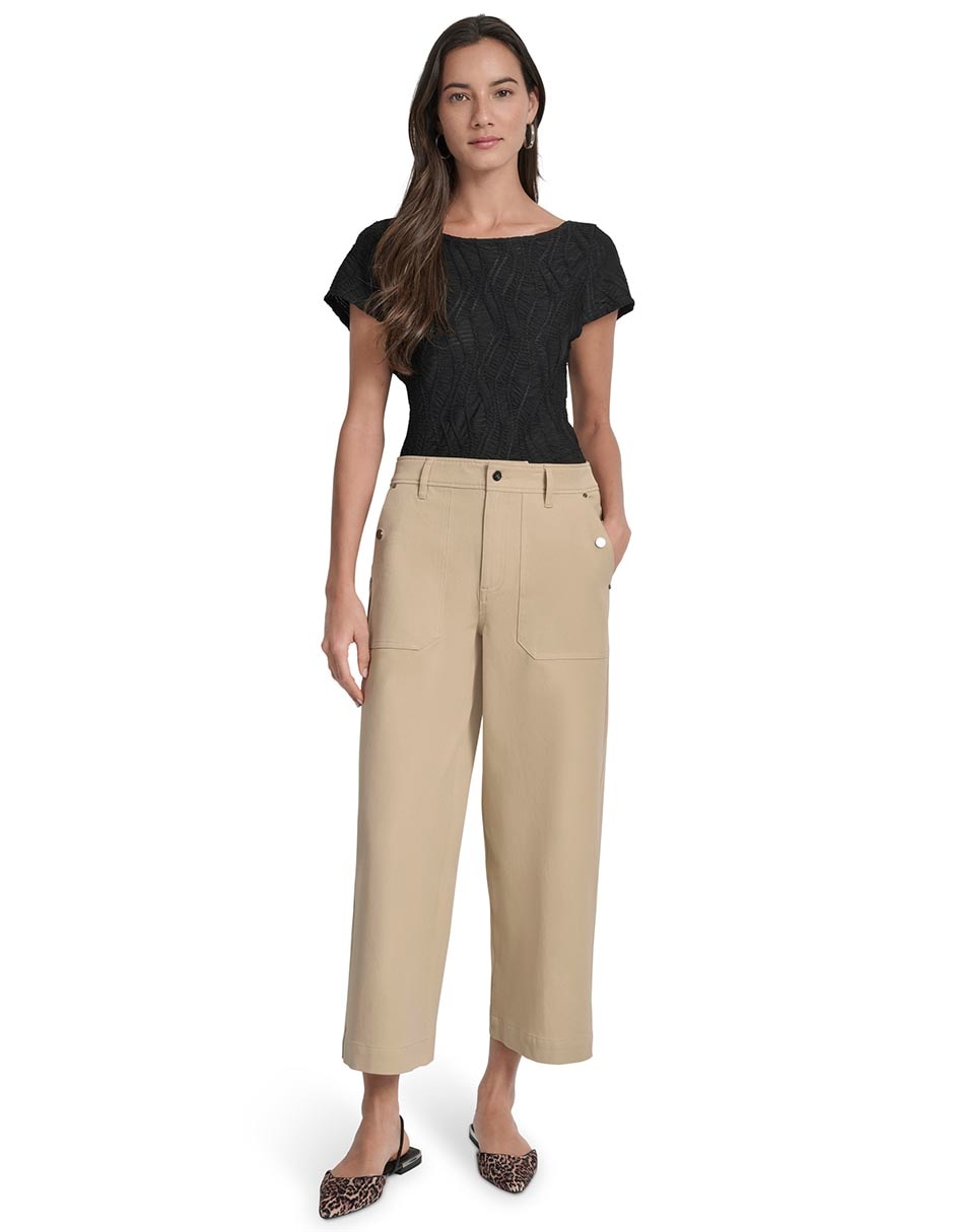 Pantalón capri amplio para mujer 3