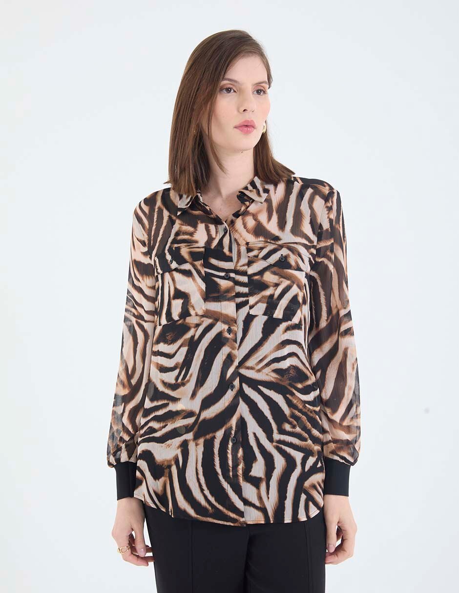 Blusa Dkny manga larga para mujer Liverpool