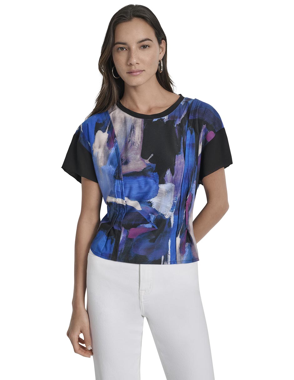 Blusa Dkny manga corta para mujer Liverpool