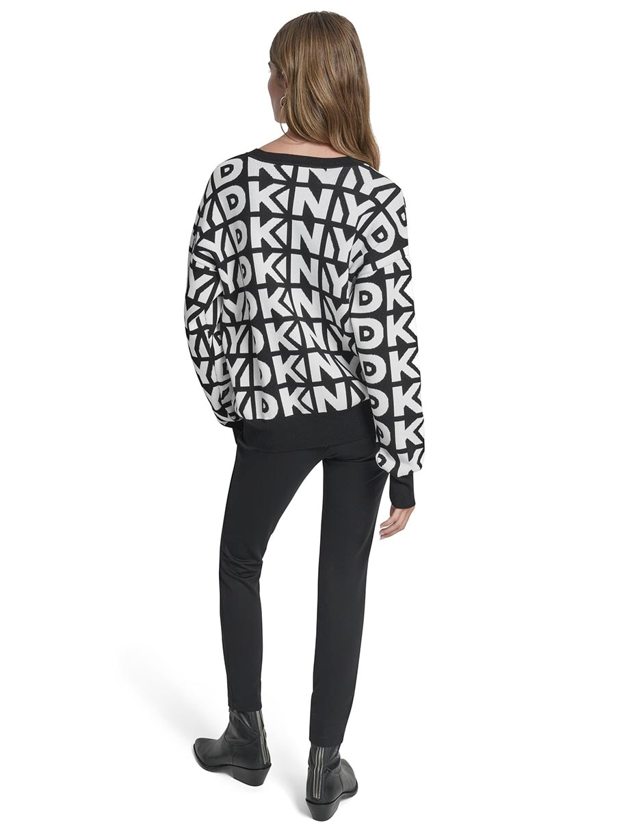 Suéter cuello redondo para mujer 2
