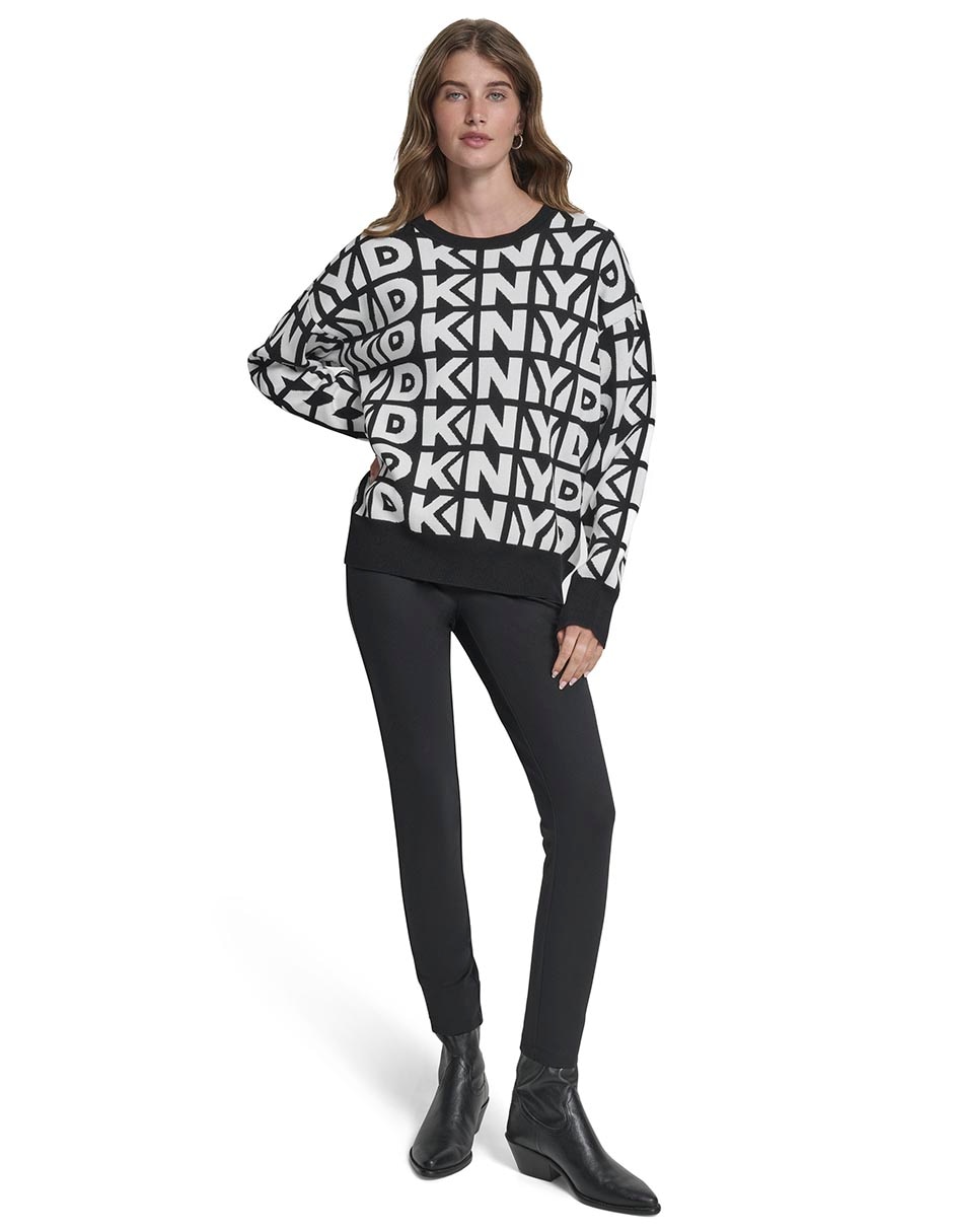 Suéter cuello redondo para mujer 5