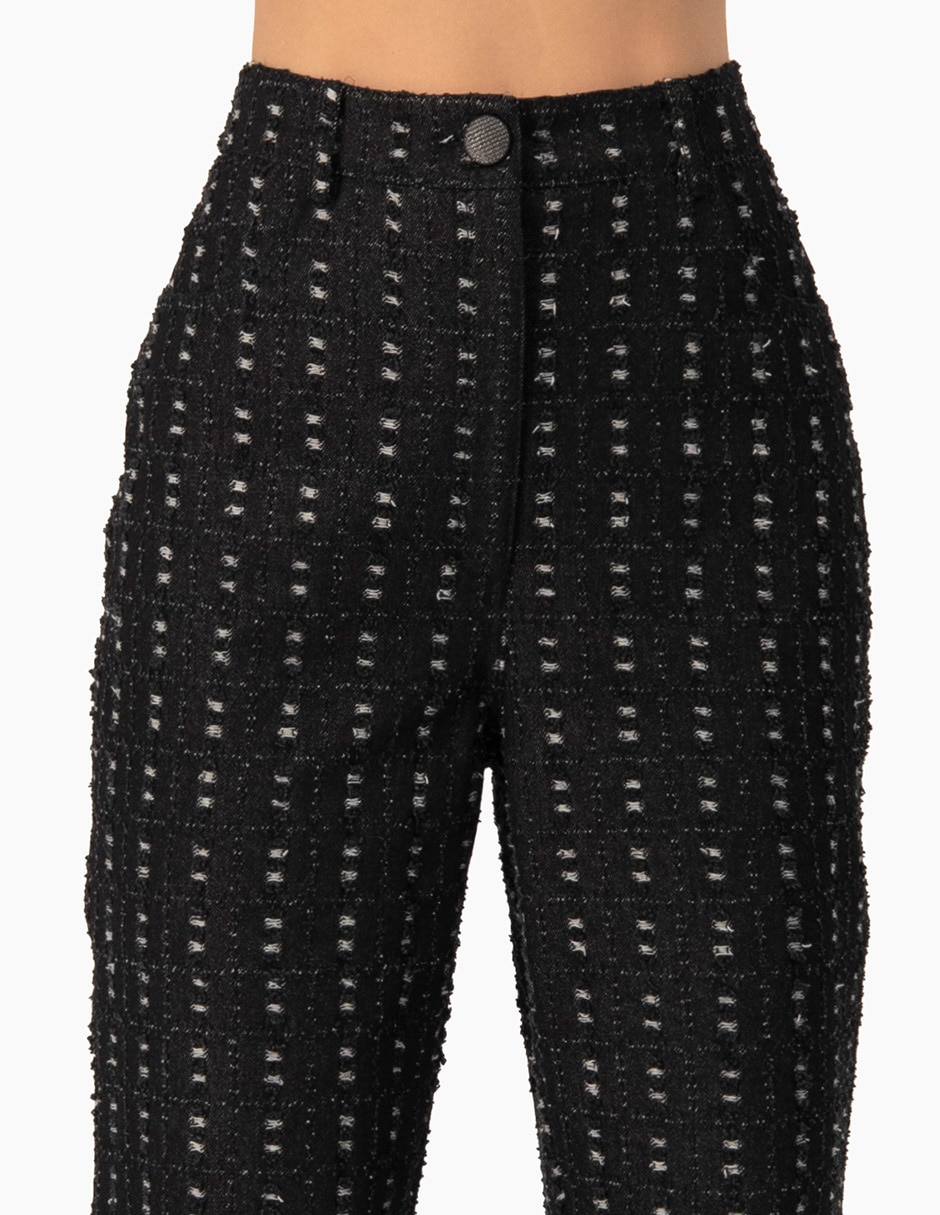 Pantalón regular acampanado para mujer 6