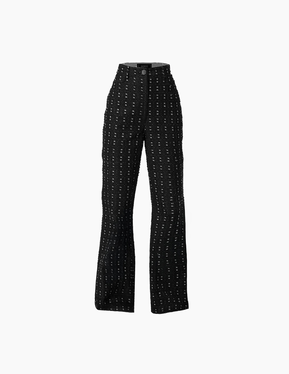 Pantalón regular acampanado para mujer 7