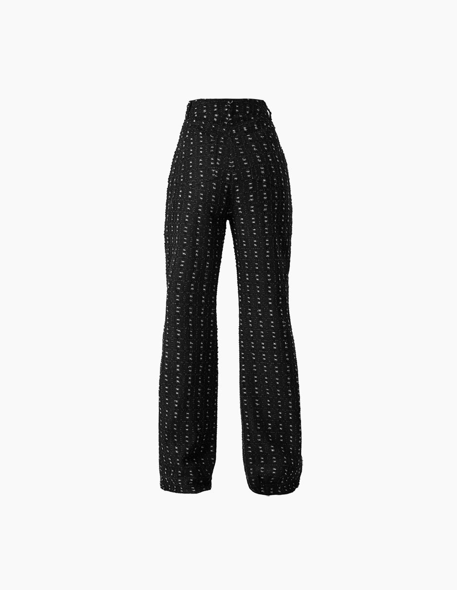 Pantalón regular acampanado para mujer 8