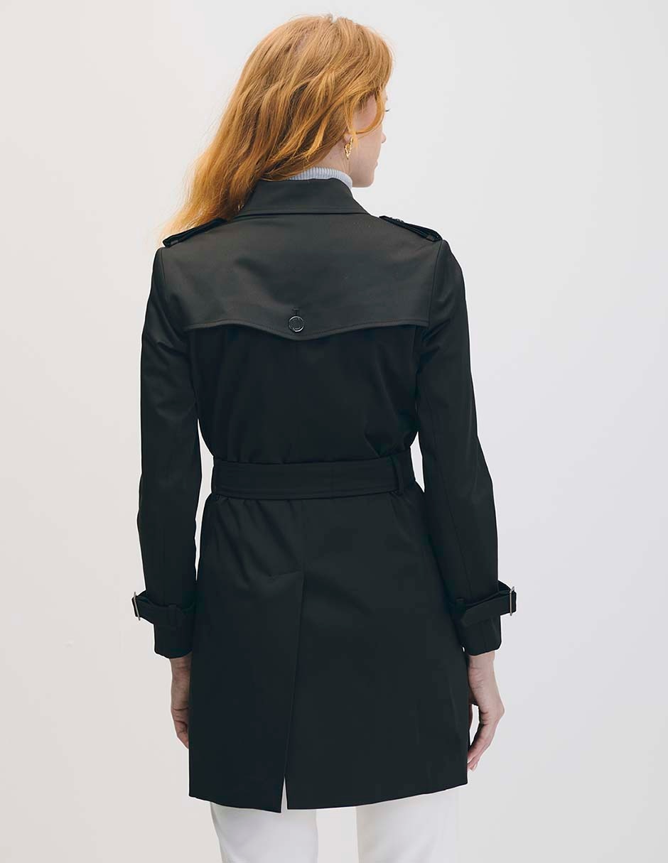 Gabardina con bolsillos para mujer 2