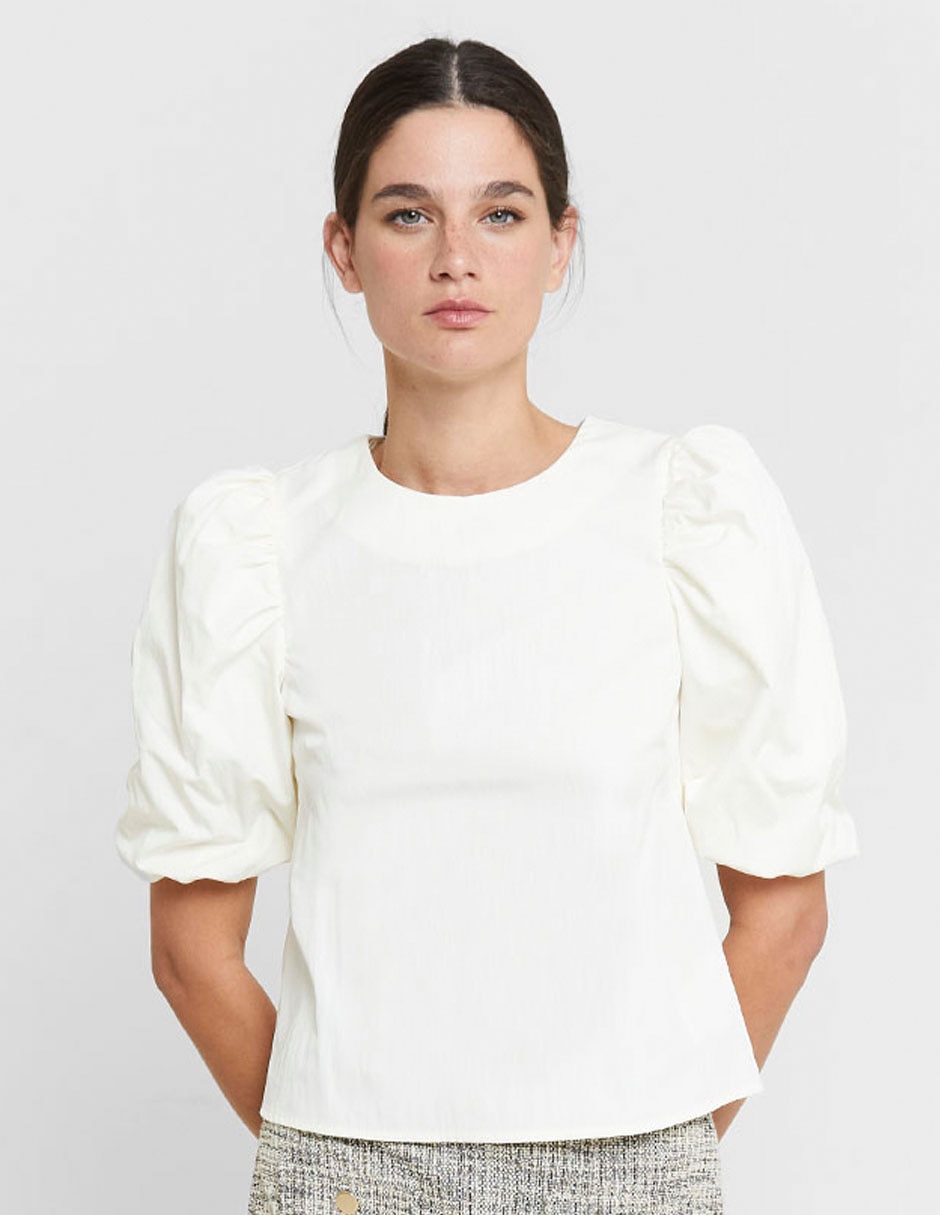 Blusa manga corta para mujer