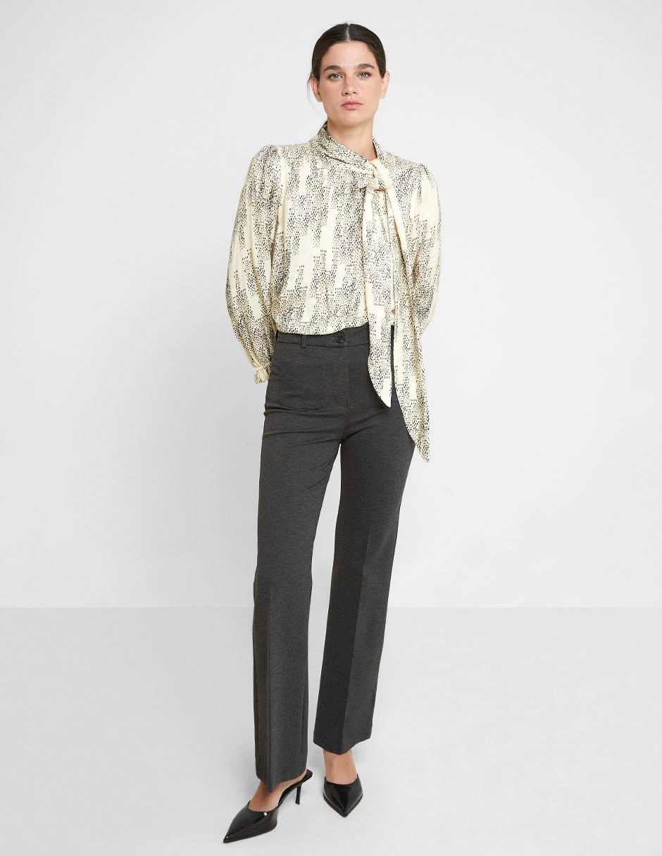 Pantalón de vestir slim para mujer