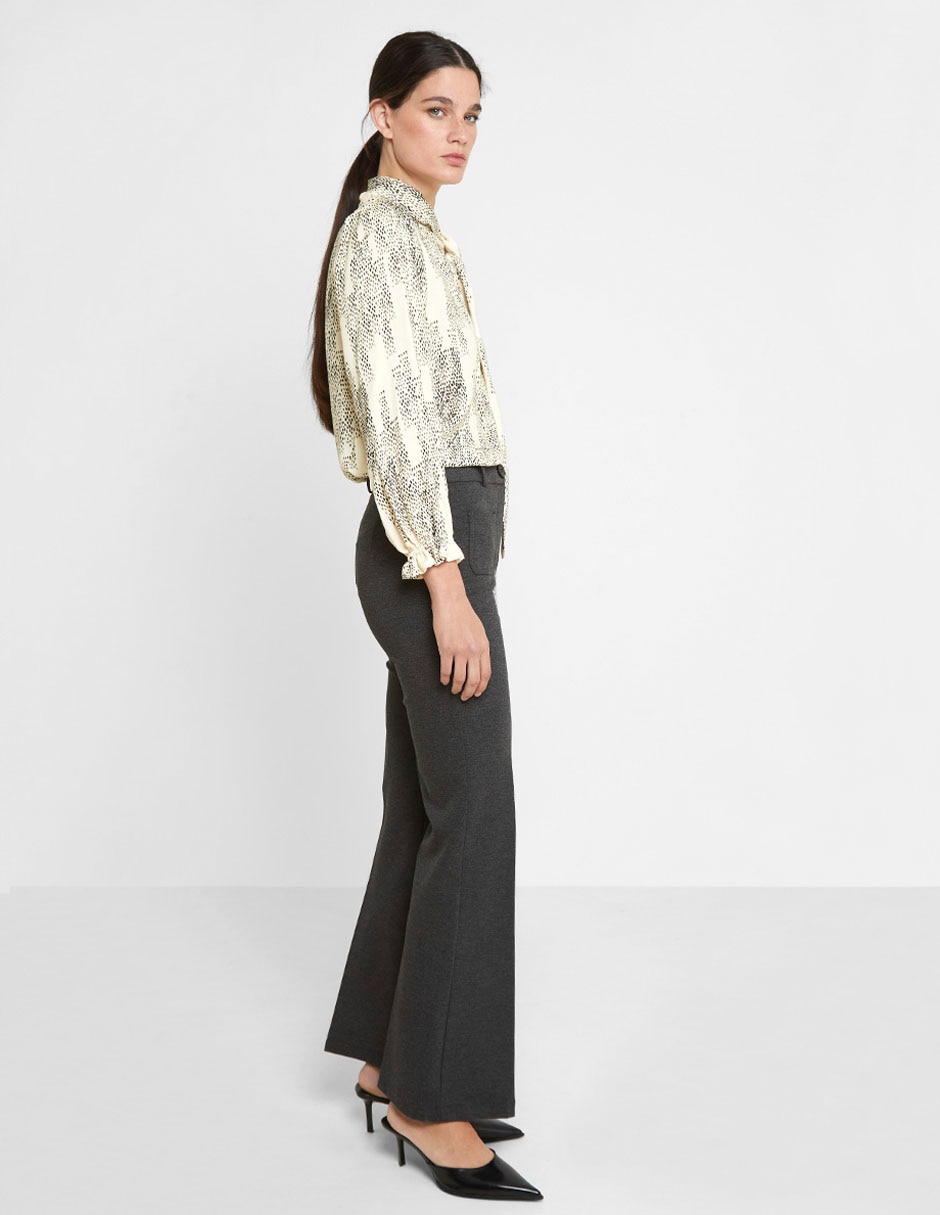 Pantalón de vestir slim para mujer 4