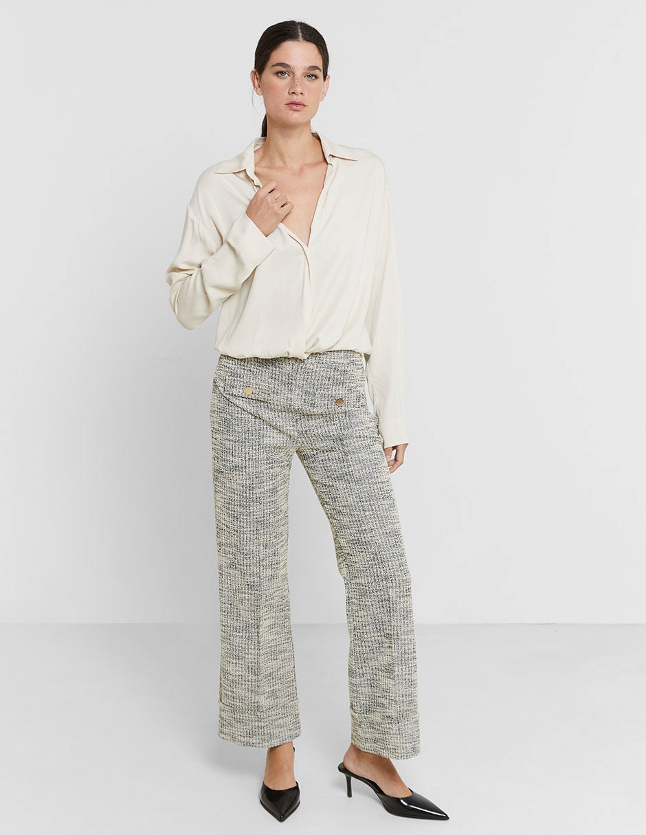 Blusa manga larga para mujer 4