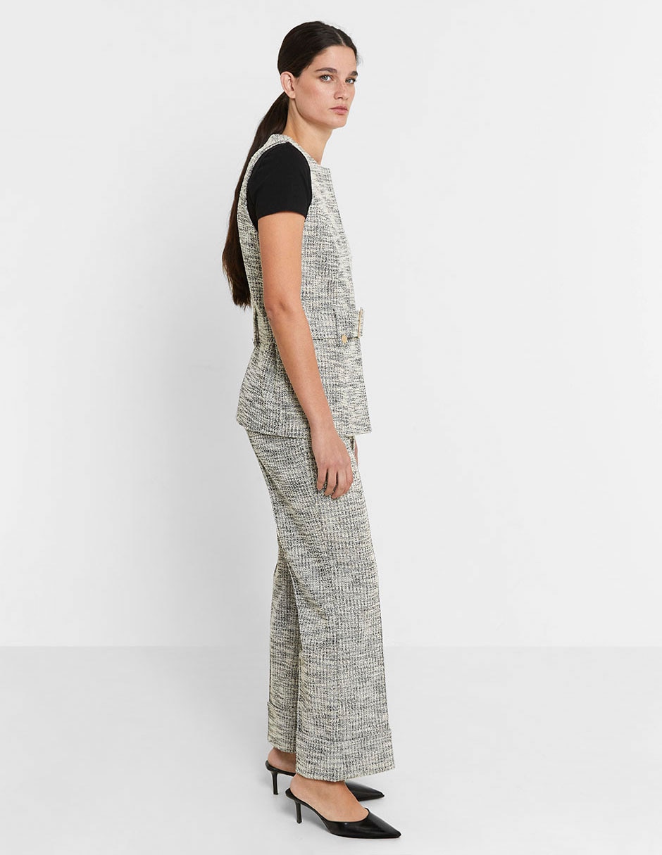 Pantalón de vestir flare para mujer 2