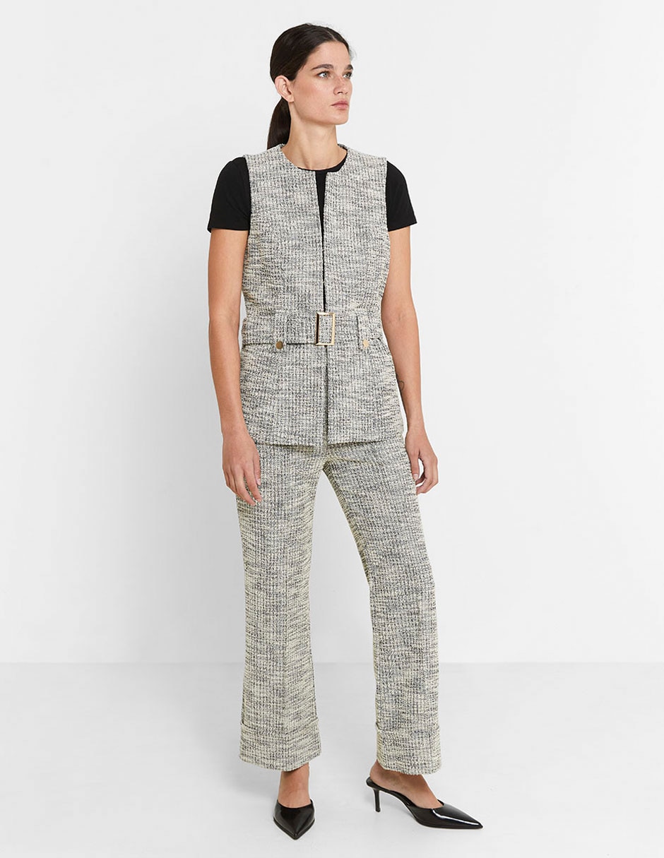 Pantalón de vestir flare para mujer 3