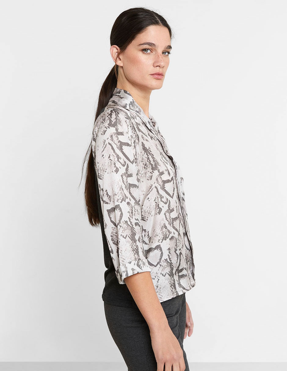 Blusa manga al codo para mujer 5