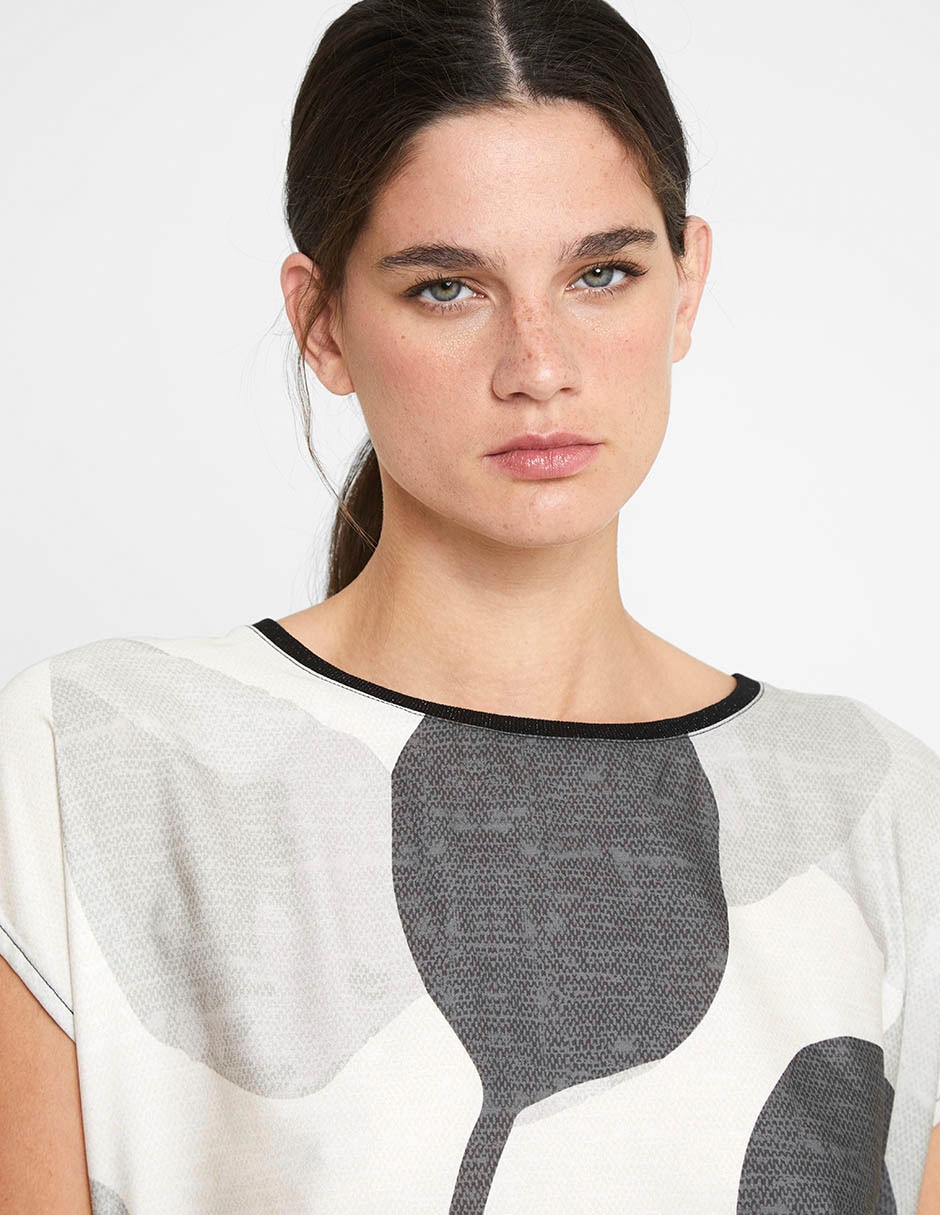 Blusa manga corta para mujer 3