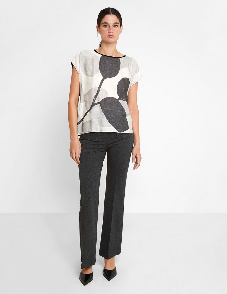 Blusa manga corta para mujer 4