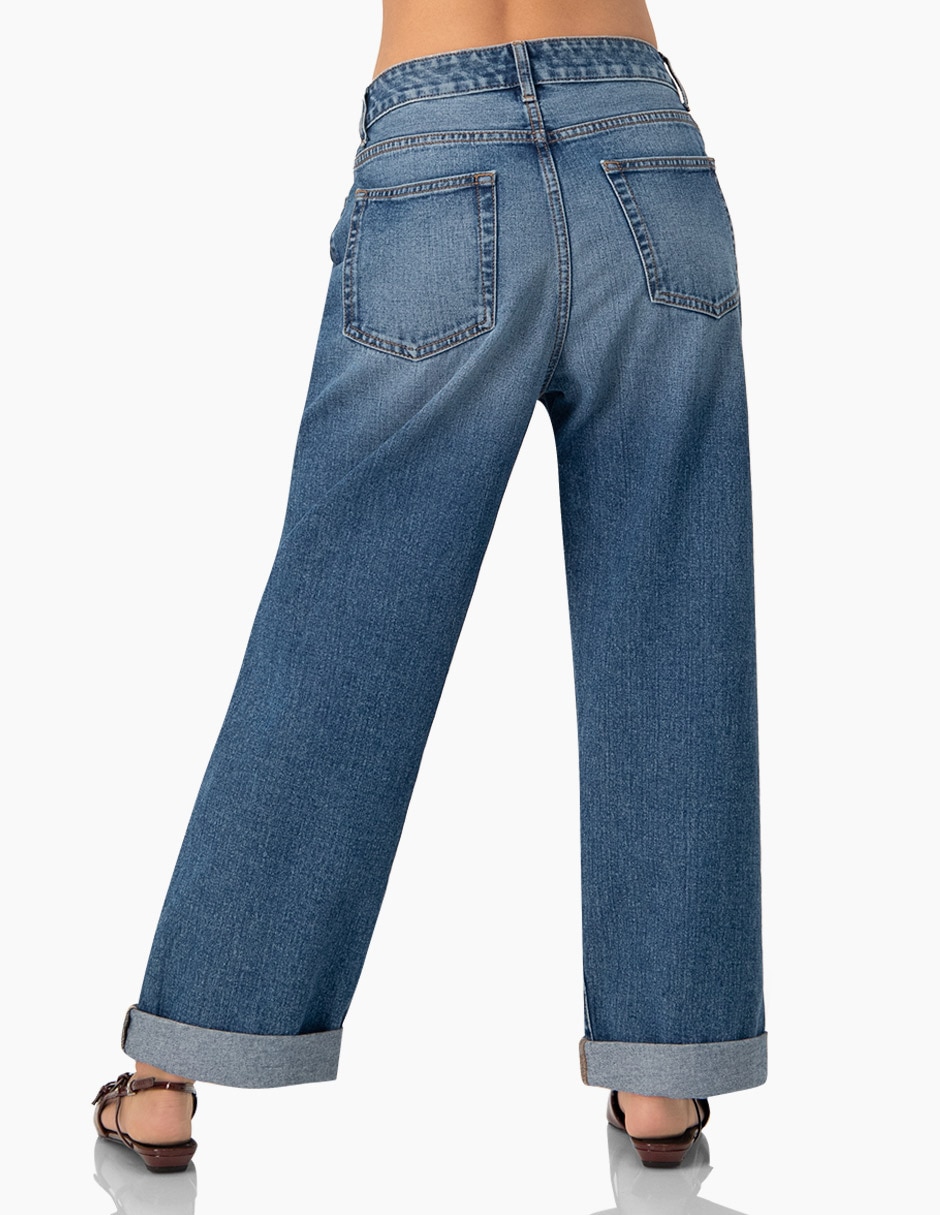 Jeans amplio para mujer 2