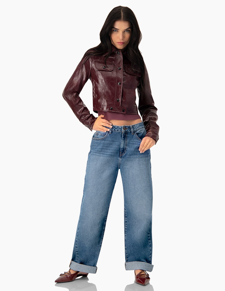 Jeans amplio para mujer 4