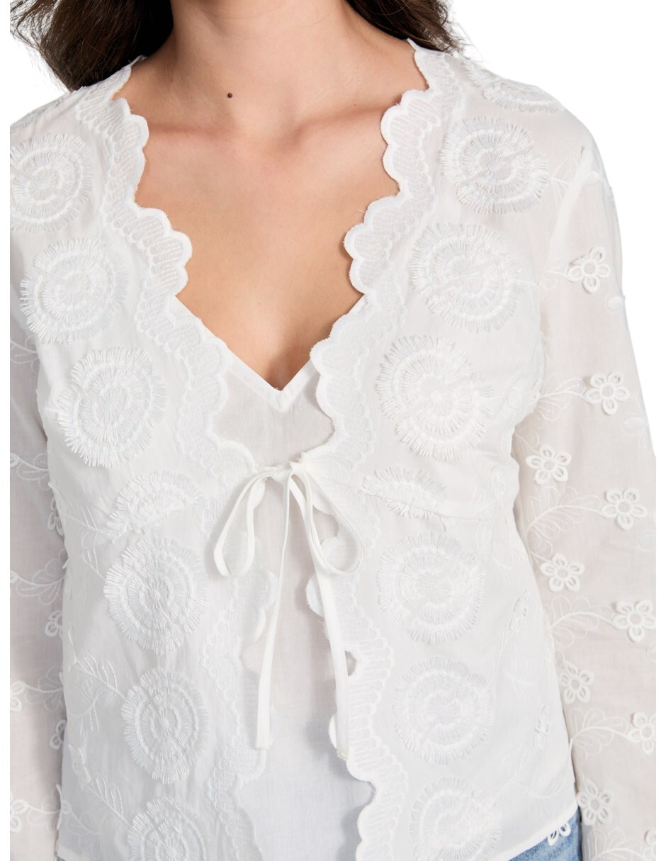 Blusa manga larga para mujer 3