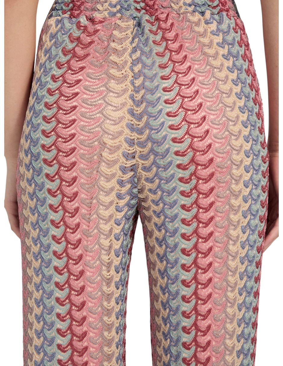 Pantalón acampanado wide leg para mujer 5