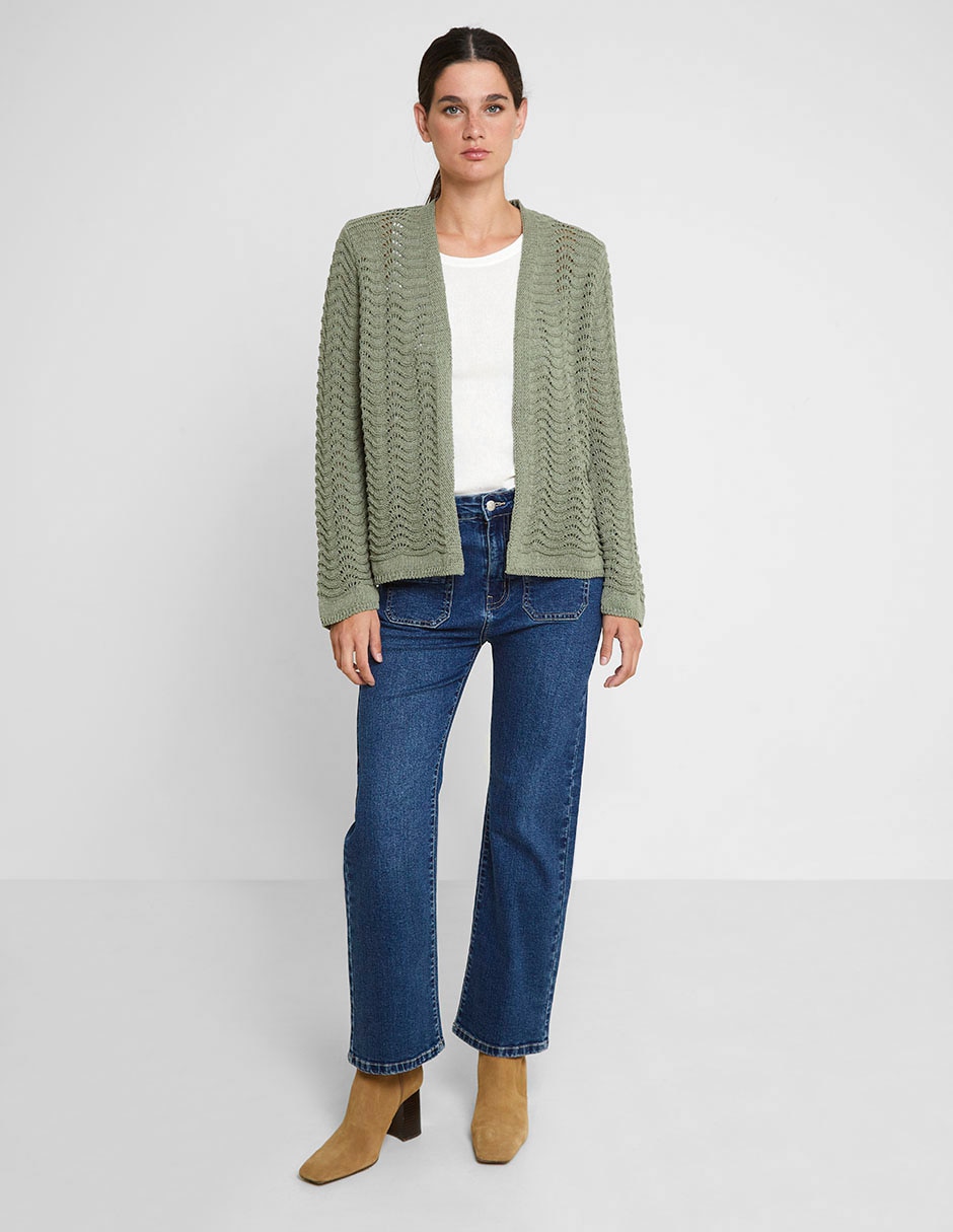 Suéter cuello abierto para mujer 3
