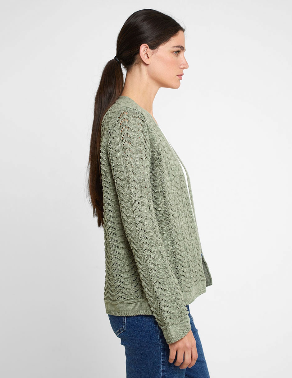 Suéter cuello abierto para mujer 5