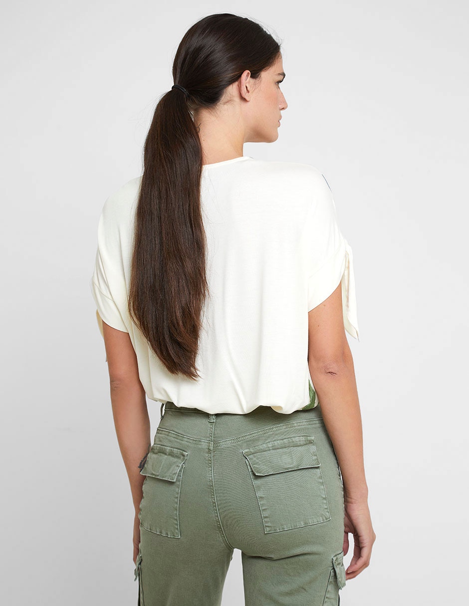 Blusa manga corta para mujer 2