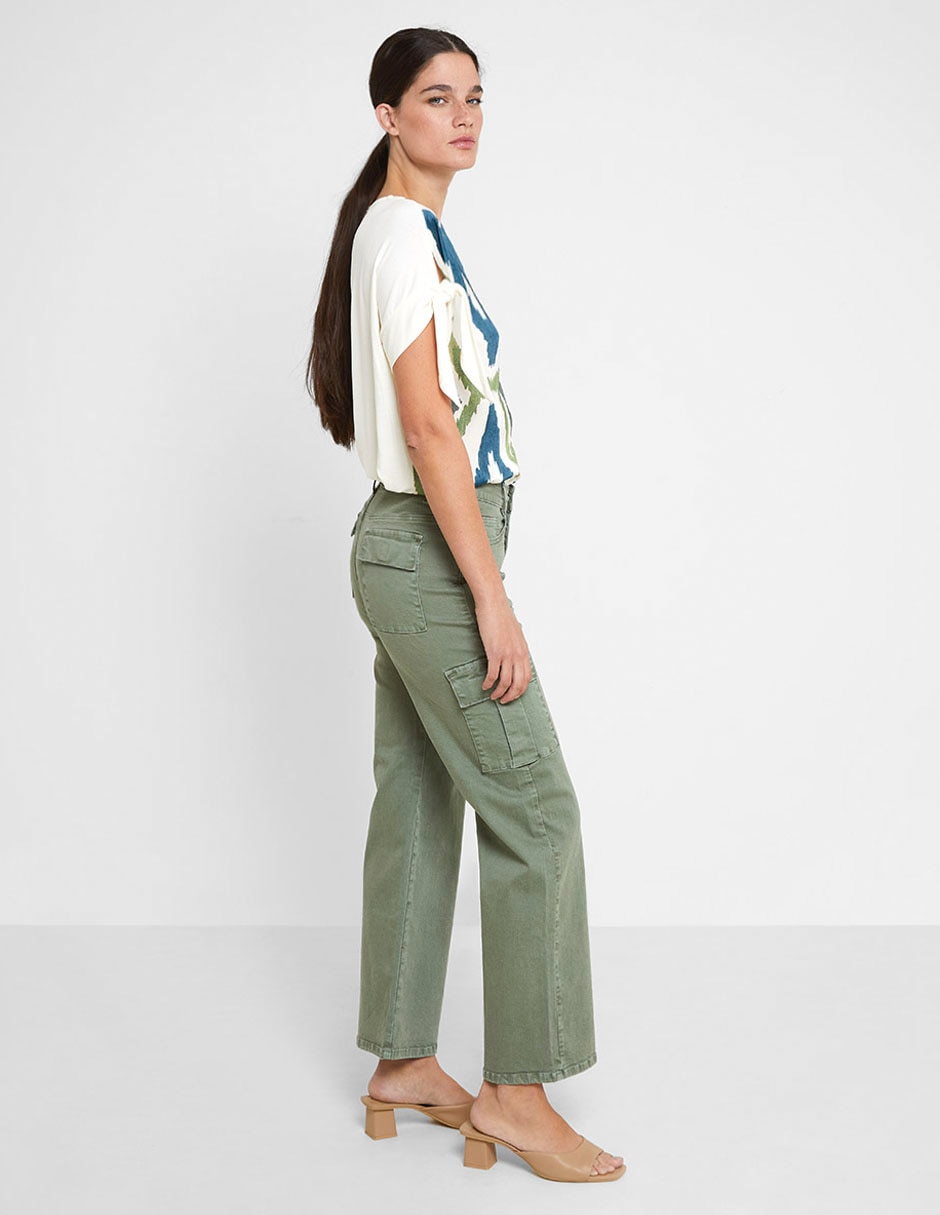 Blusa manga corta para mujer 5