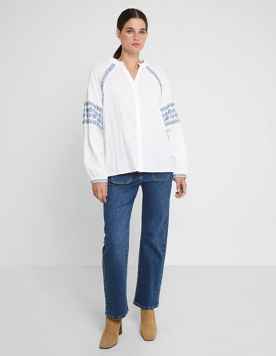 Blusa manga larga para mujer 3
