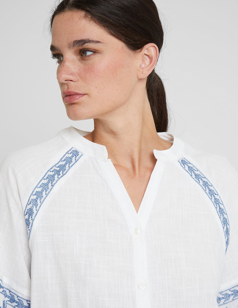 Blusa manga larga para mujer 6