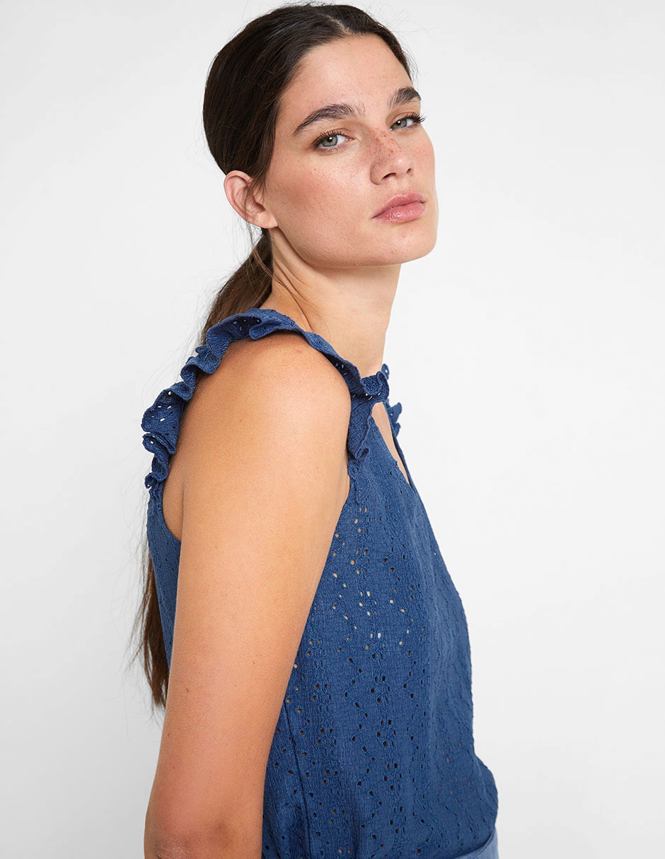 Playera cuello redondo para mujer 3