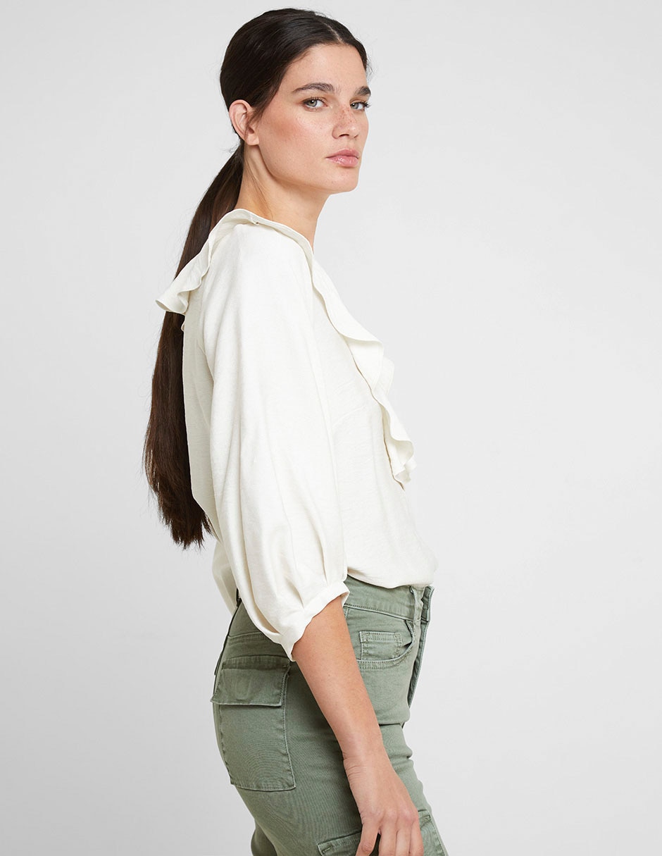 Blusa manga 3/4 para mujer 3