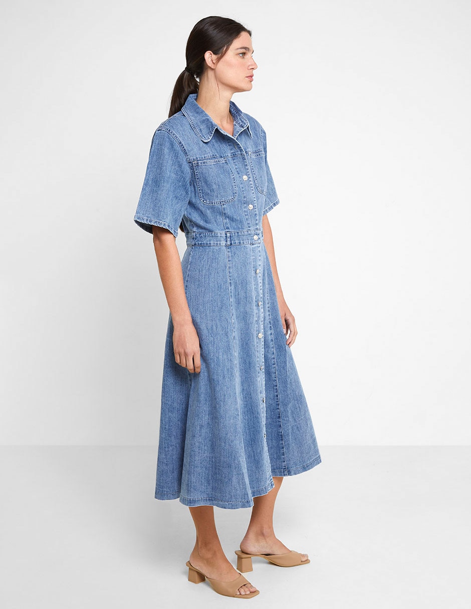Vestido midi casual para mujer 3