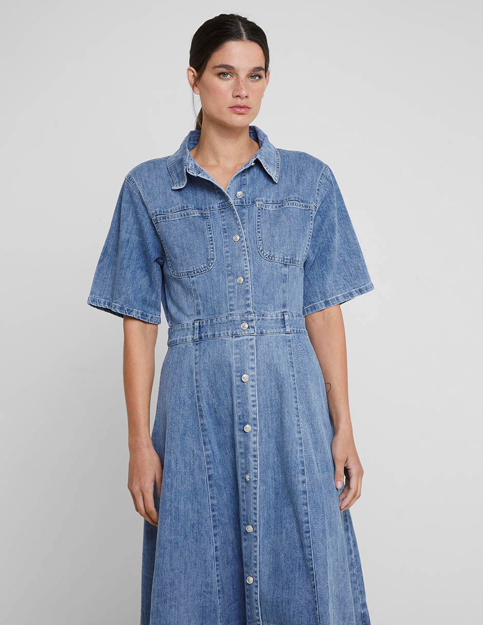 Vestido midi casual para mujer 4