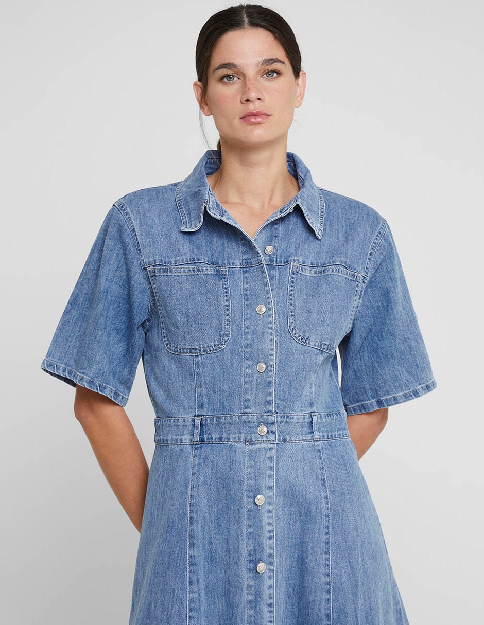 Vestido midi casual para mujer 5