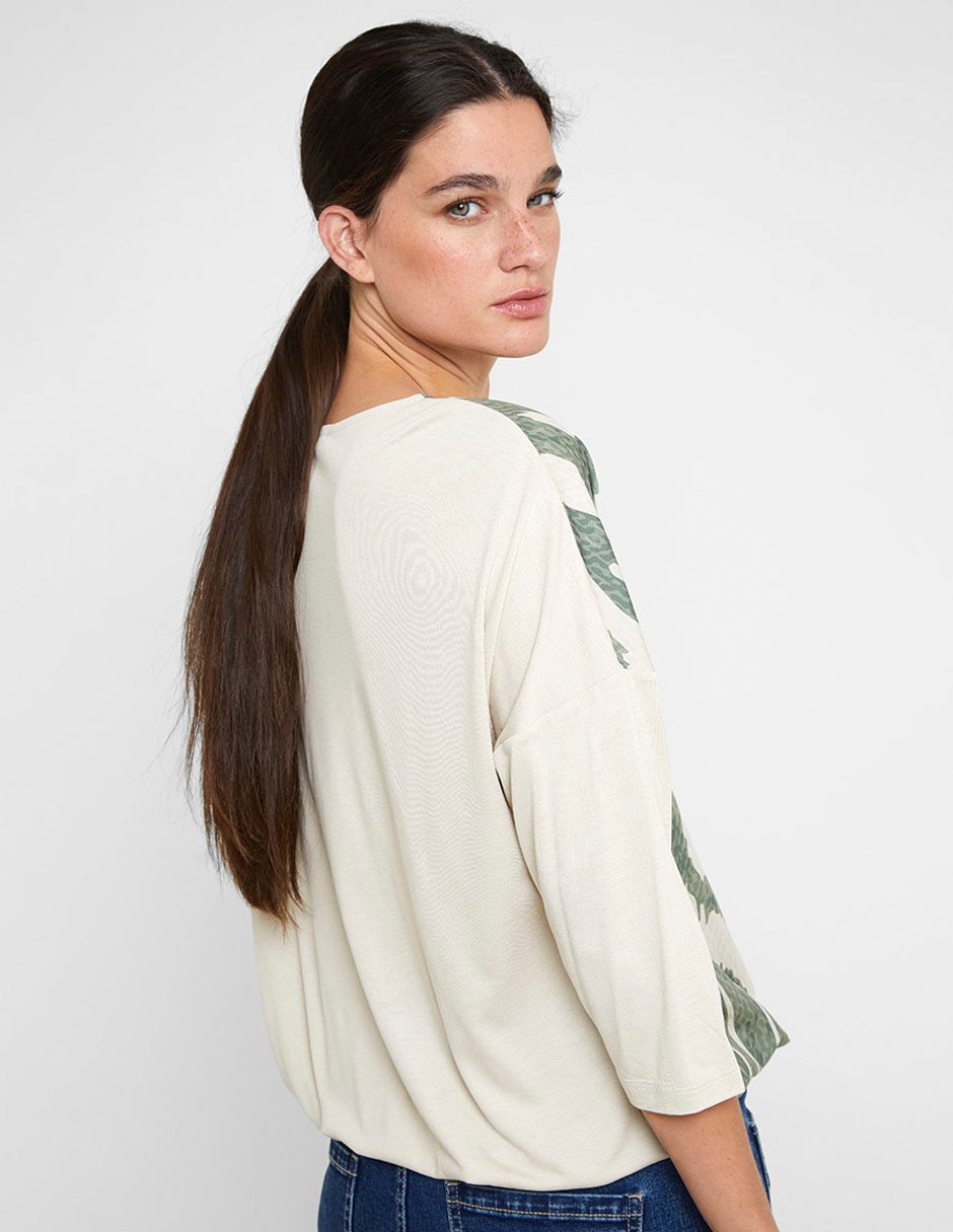 Blusa manga 3/4 para mujer 2