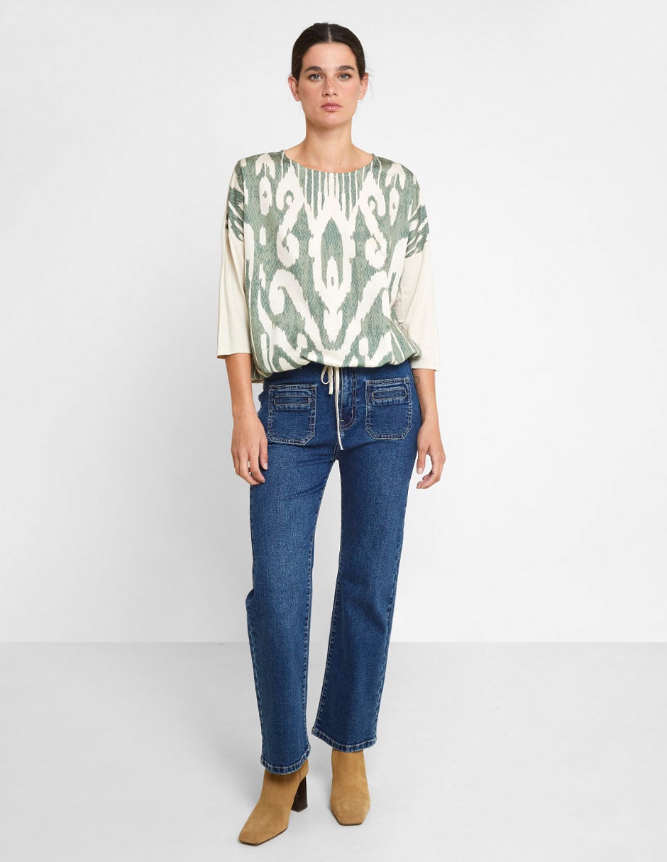 Blusa manga 3/4 para mujer 5