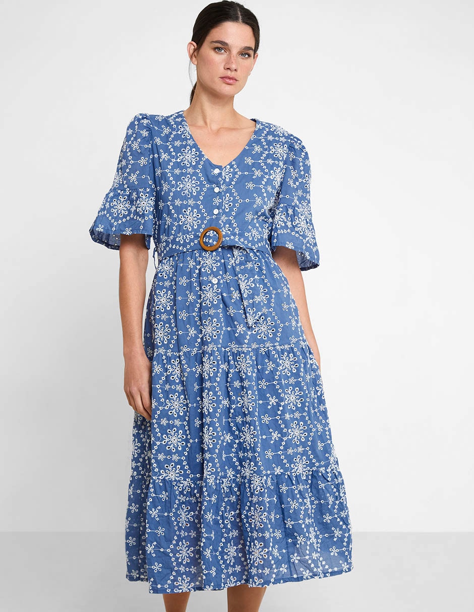 Vestido midi casual para mujer 4