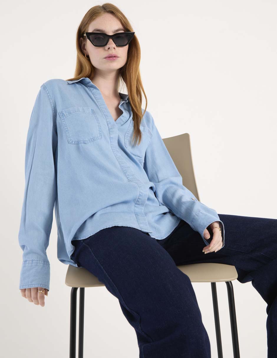 Blusa Dkny Jeans manga larga para mujer 3